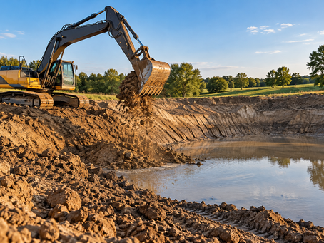 Pond Digging Nebraska | Mid Plains Building Solutions