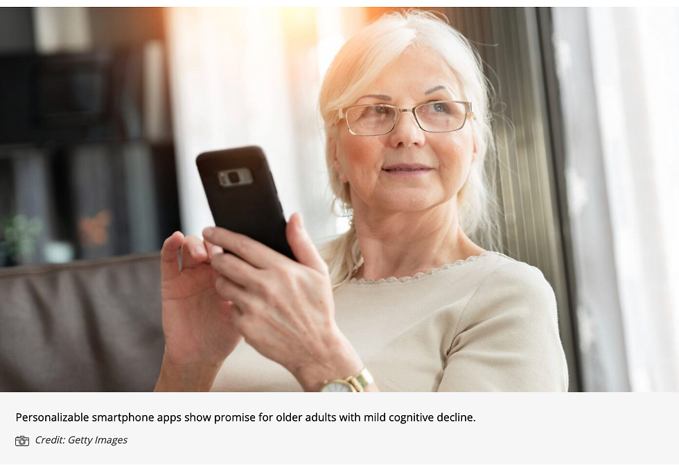 SAGE Lab Research Featured: Smartphone-Based Program Helps Slow Cognitive Decline in Older Adults