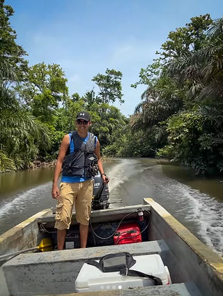 Bateau pour arriver à la station Las Tortugas