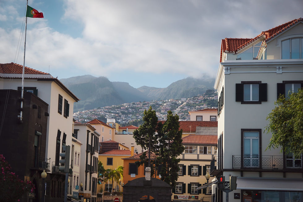 Ville de Funchal lors d'un itinéraire d'une semaine à Madère