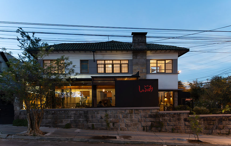 Shibumi Sushi Bar - Proyecto MCM+A Taller de Arquitectura