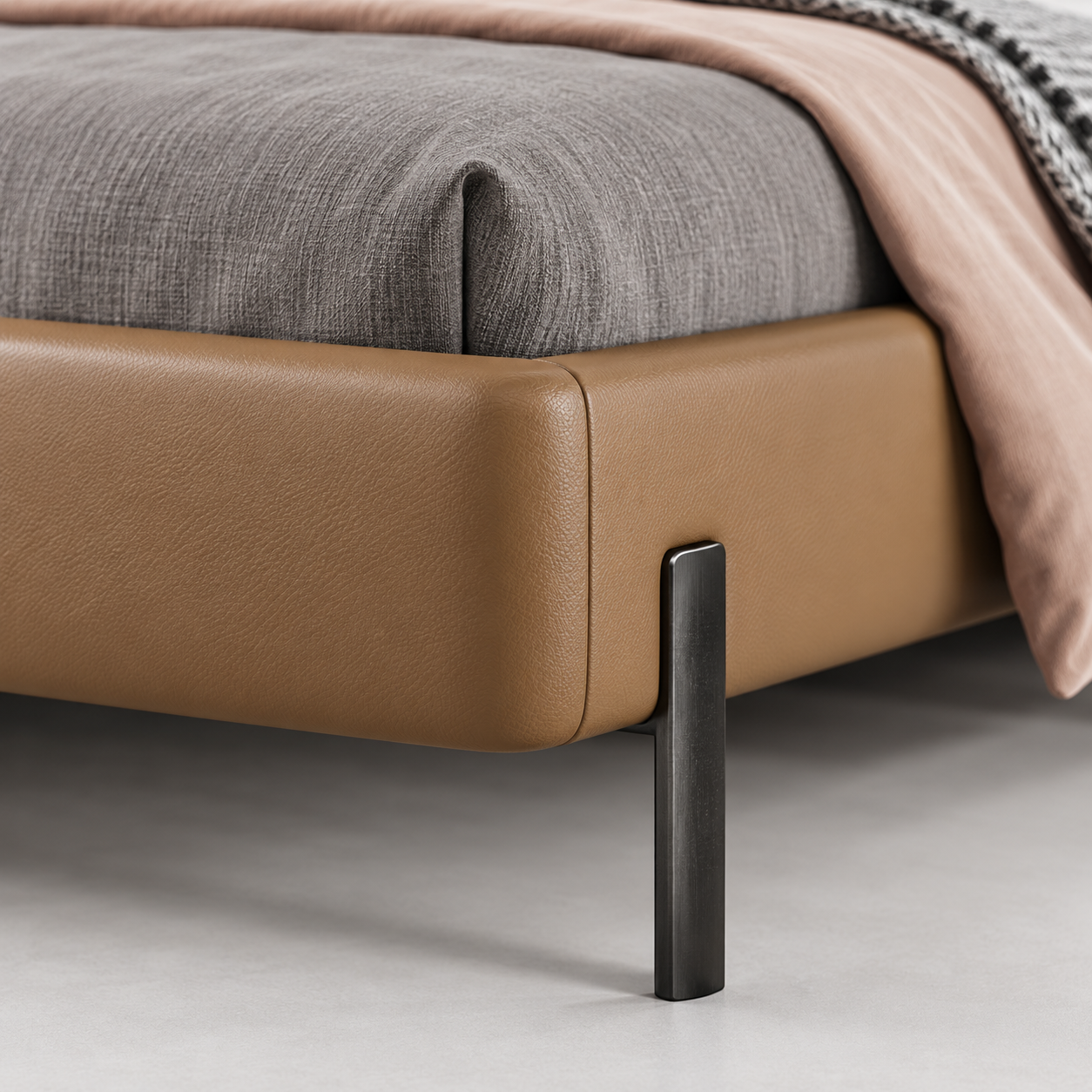 LUXO ALIA 900 | Leather and Fabric Upholstery Bedframe
