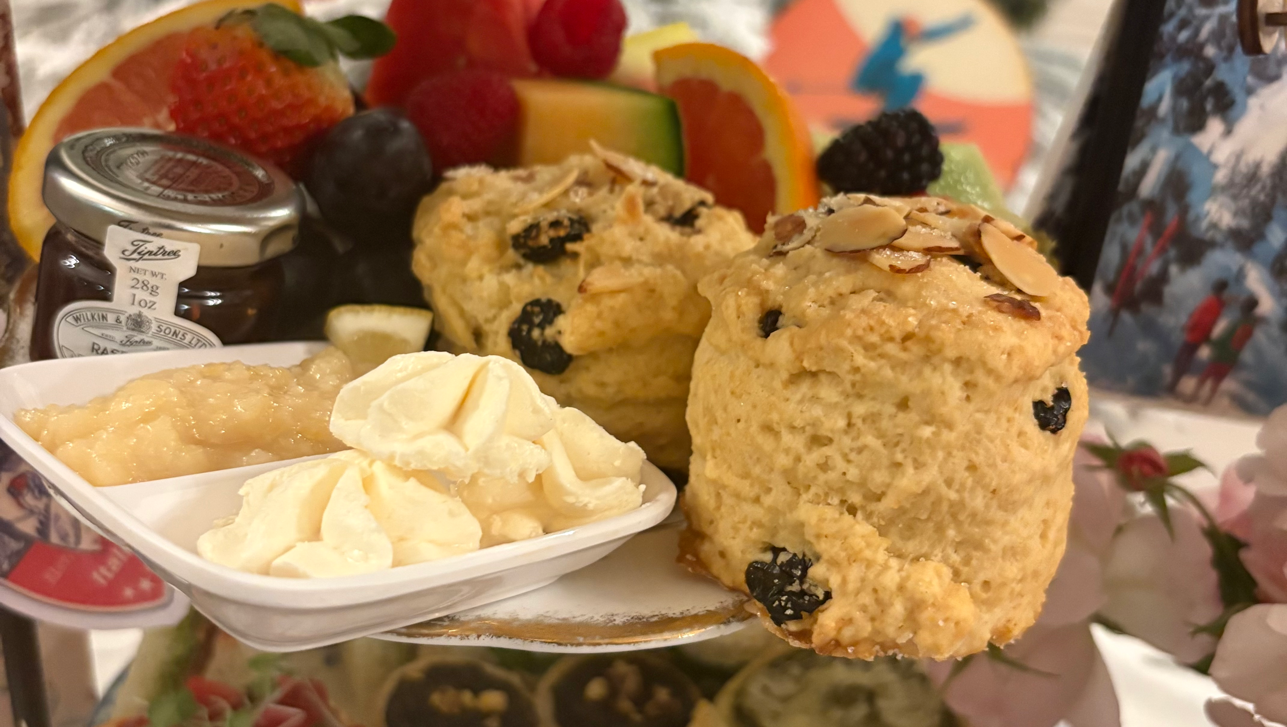 Arranged Food and Objects