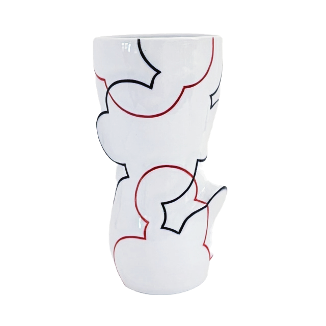 Thumbnail: Cloud Vase / red+black