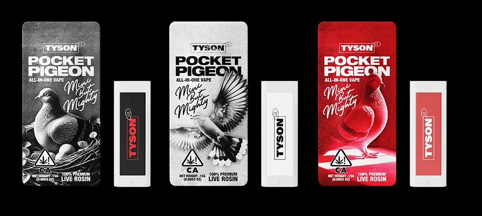 Pocket Pigeon live rosin vape products coming soon