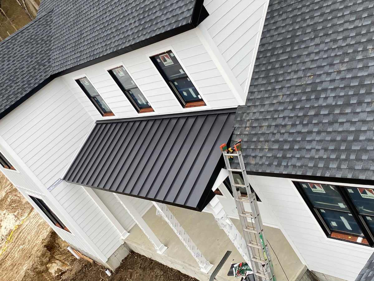 Roof after replacement
