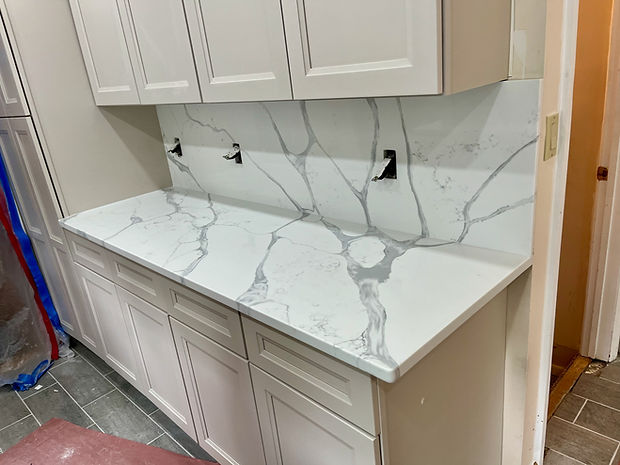 Kitchen countertop and backsplash installation completed by JP Handyman in Westchester County, NY.