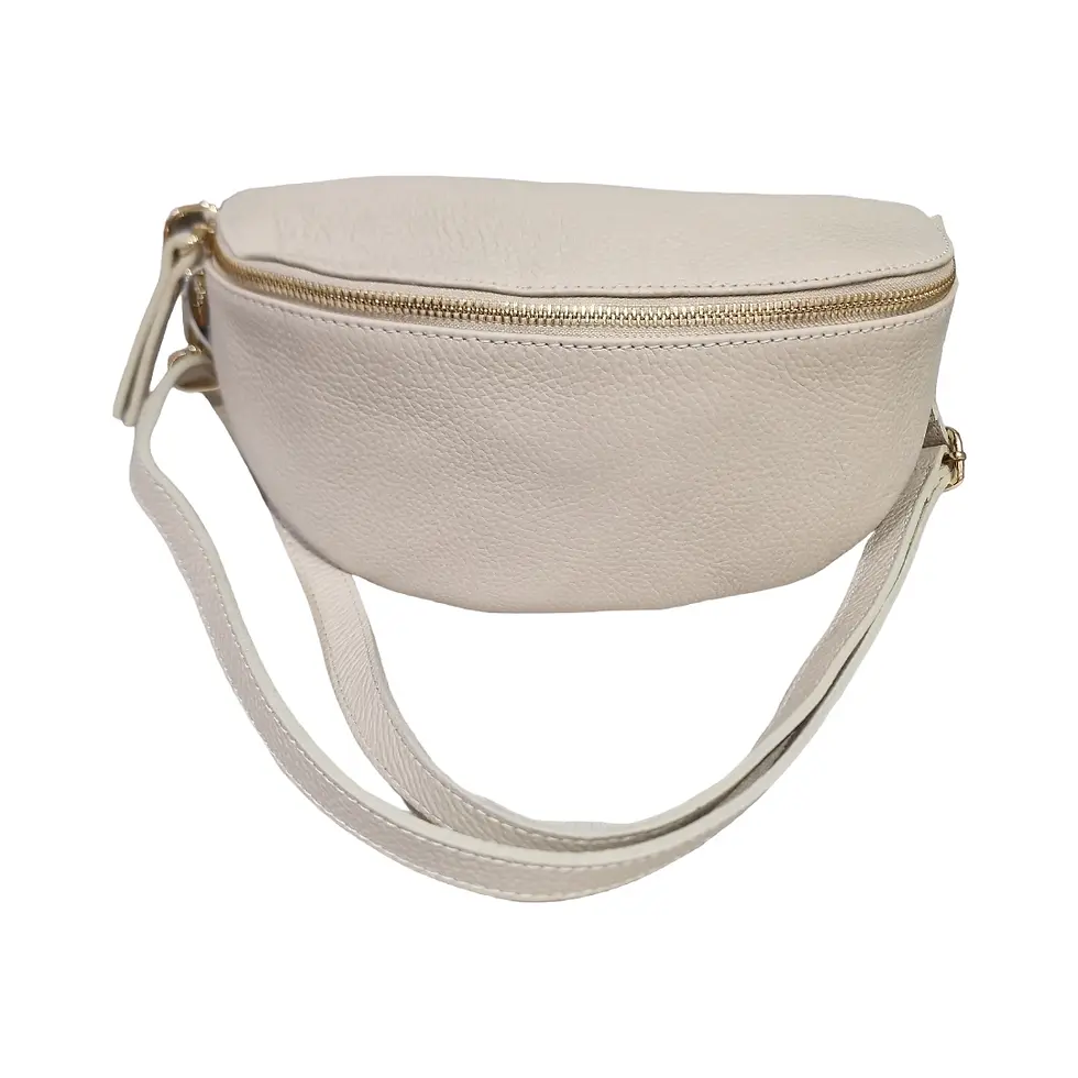 Miniatura: Riñonera de piel con correa (mediano)