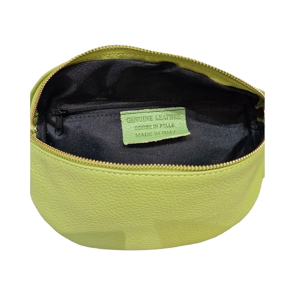 Miniatura: Riñonera de piel con correa (mediano)