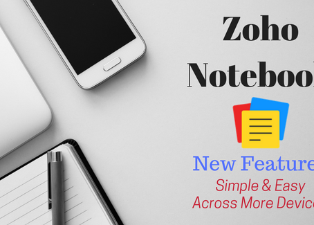 Zoho Notebook - A Note Taking Tool