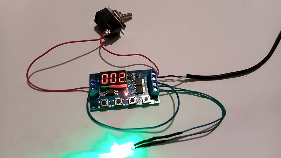 Miniatura: Timer Digital de Aplicaciones Múltiples. Corriente Continua.