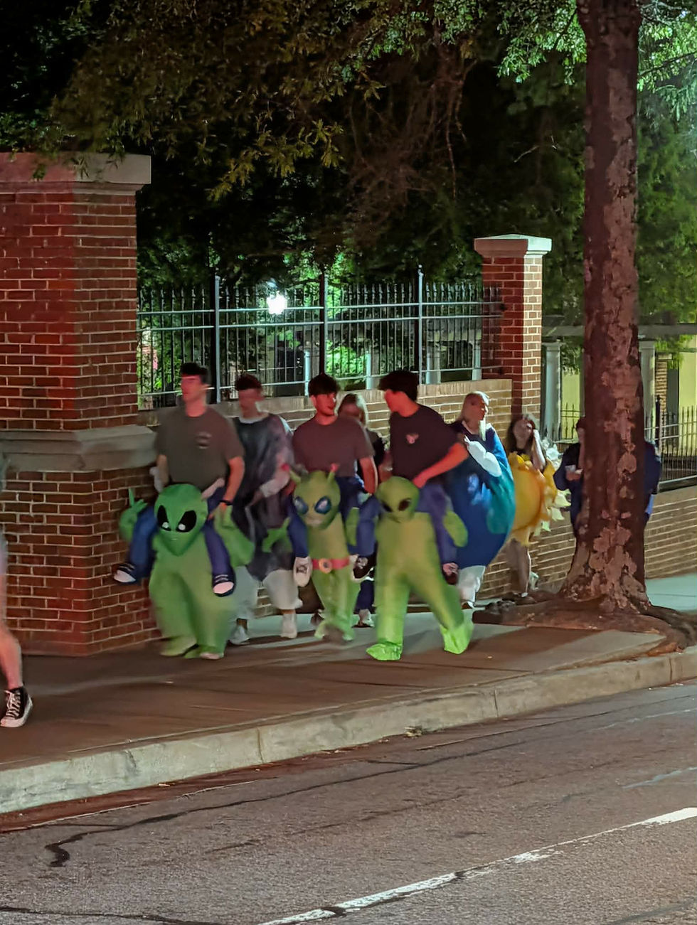 Aliens spotted in downtown Athens