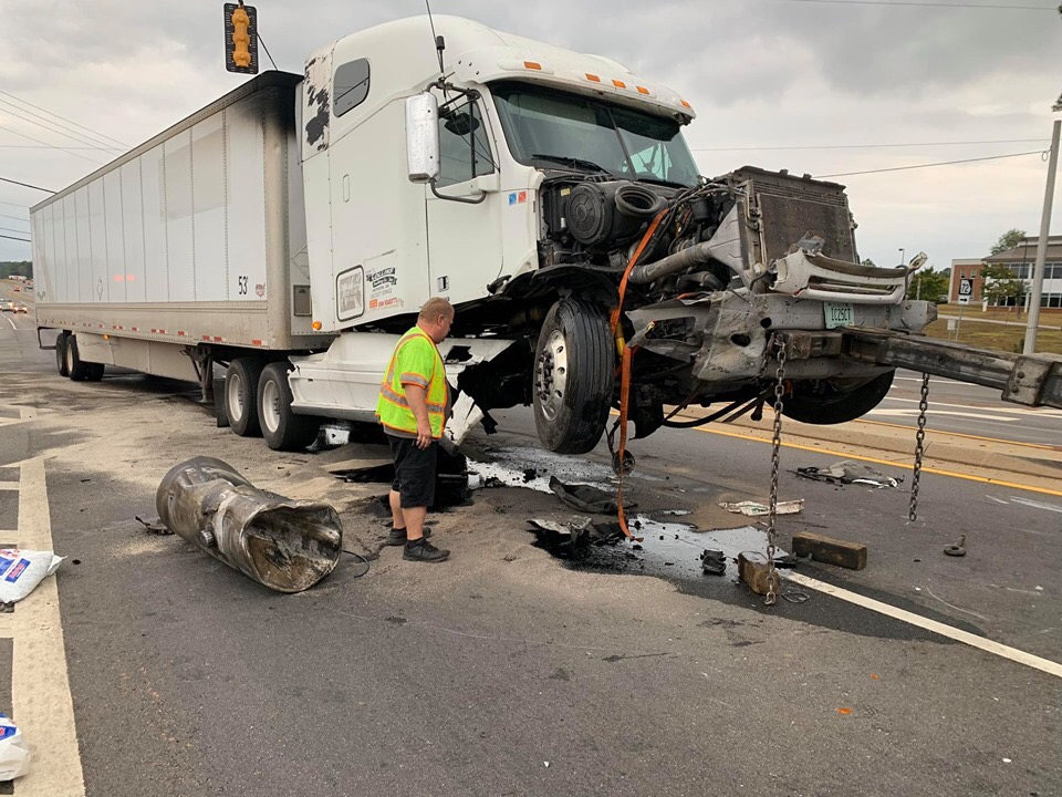 Two injured In truck collision on Athens highway