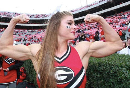 Jacked Georgia cheerleader who went viral resurfaces as strength coach
