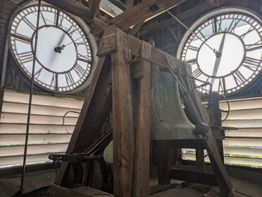 Historic courthouse clock repaired after freak accident with bird