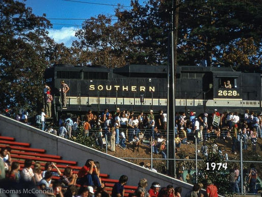 Railroad Track Crowd had best seats for Georgia home games