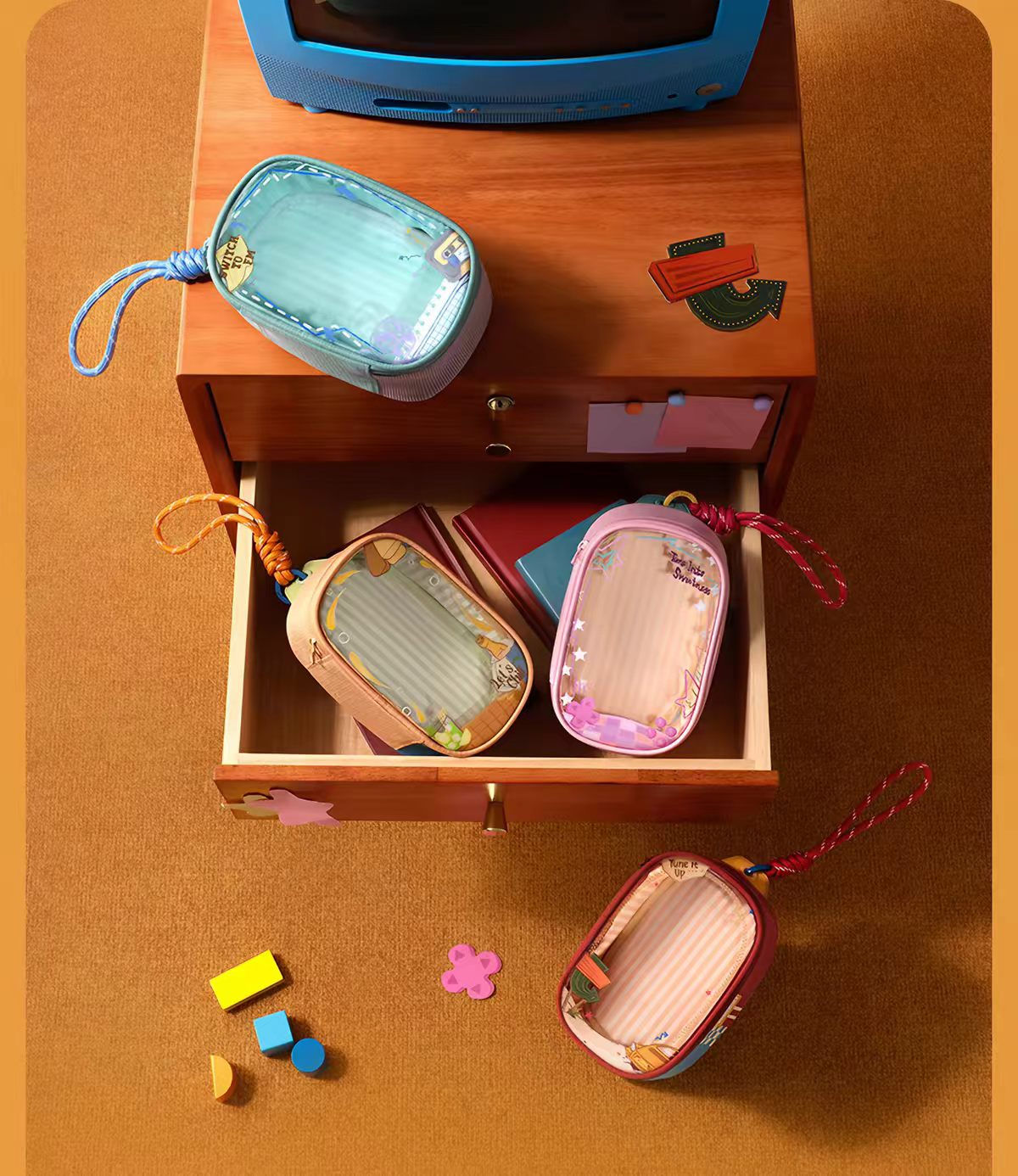 POP MART Retro FM Series Figure Display Bag Blind Box