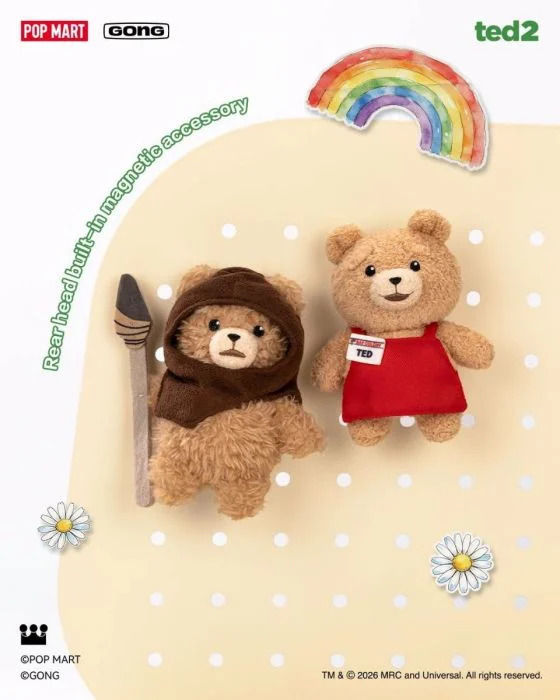 Thumbnail: POP MART Ted 2 - Baby Ted Action Plush Pendant