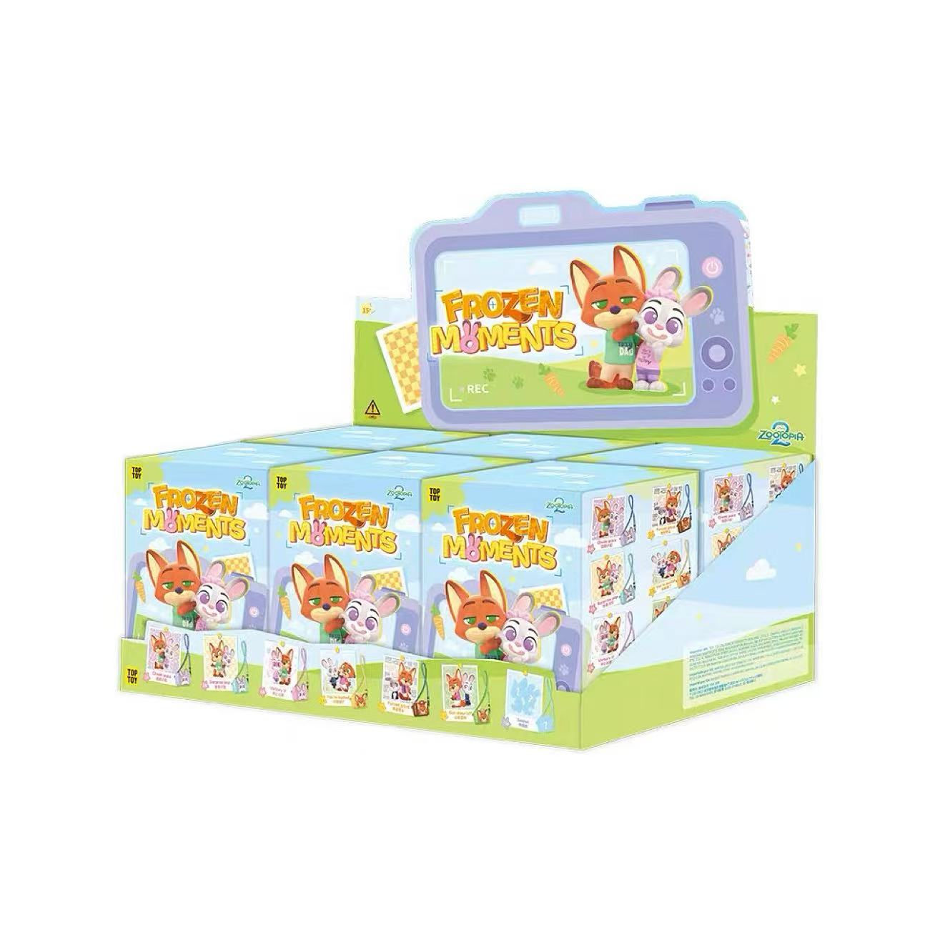 TOP TOY Disney Zootopia 2 Judy & Nick Frozen Moments Series Figures Blind Box