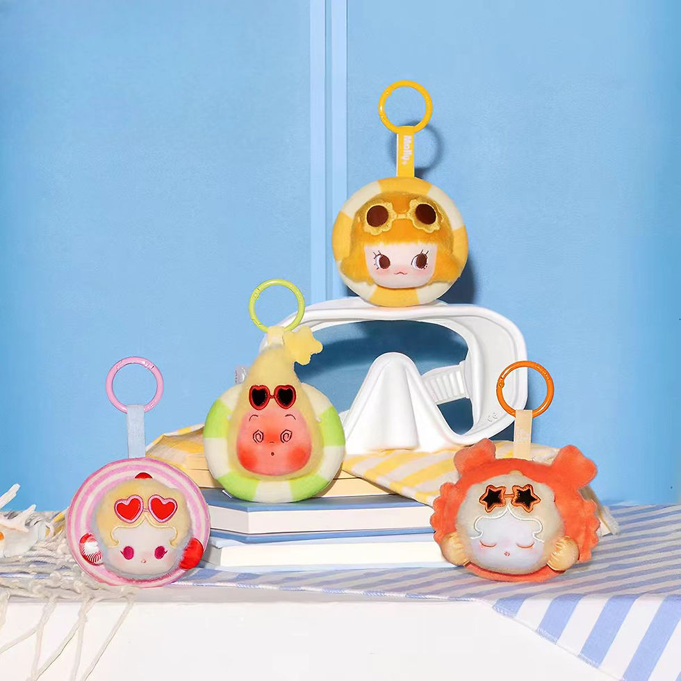 Thumbnail: POP BEAN Island Vacation Mini Plush Pendant Blind Box