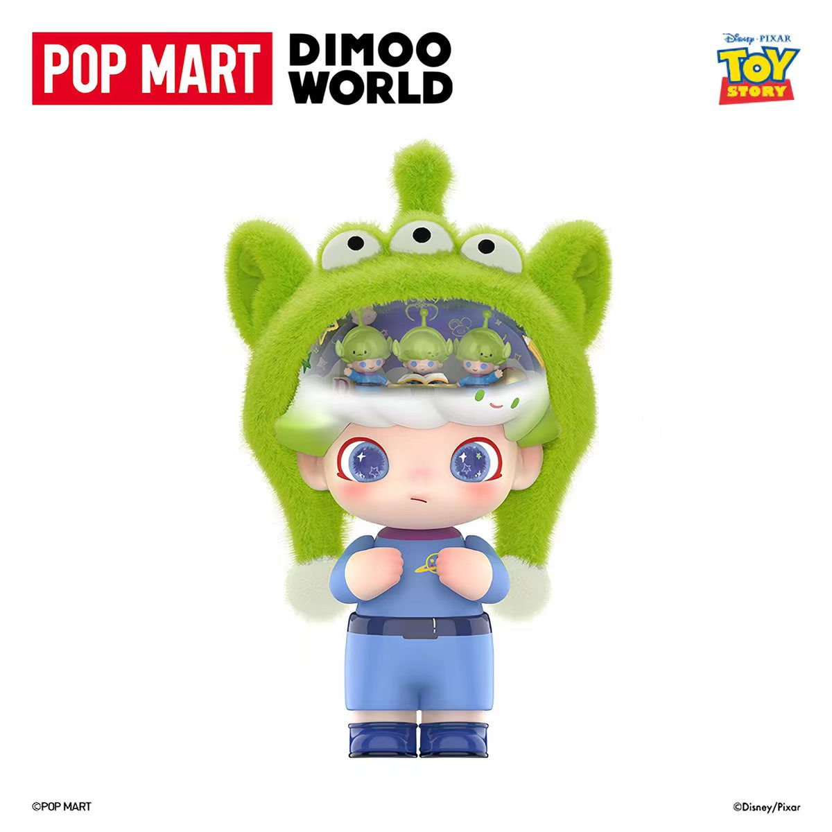 POP MART MEGA JUST DIMOO 400% PIXAR-Alien