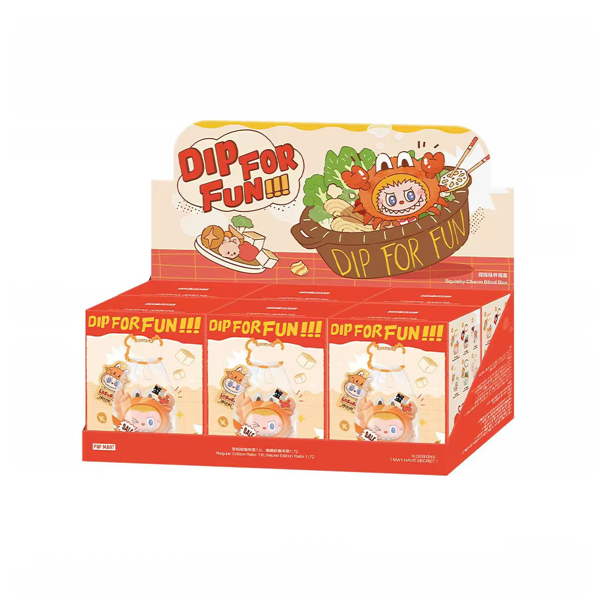 POP BEAN Dip For Fun Series -Squishy Charm Blind Box