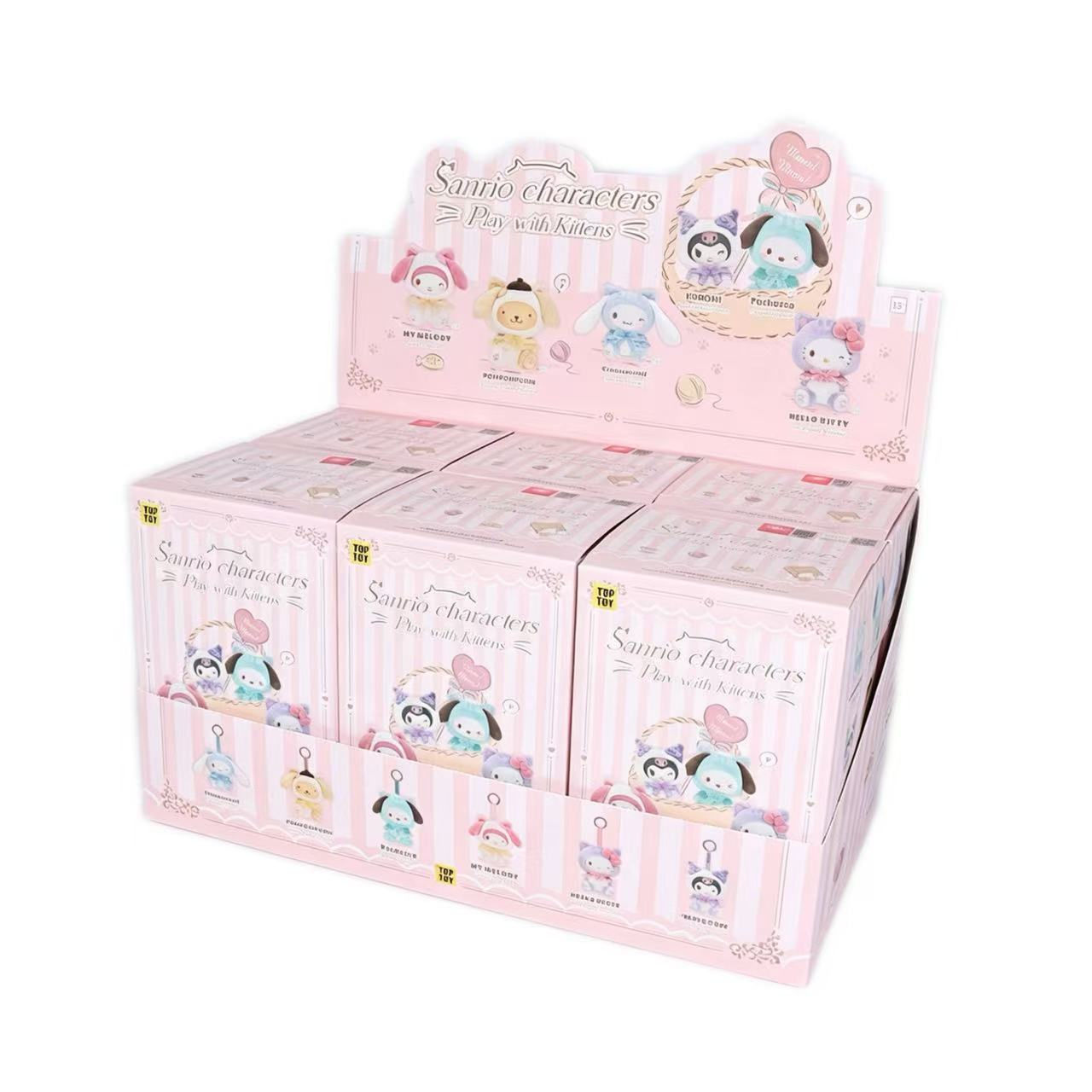 TOP TOY Sanrio Characters Play with Kittens Series Plush