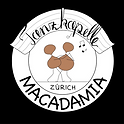Logo: Zwei tanzende Macadamianüsse, darüber/darunter der Text "Tanzkapelle Macadamia Zürich"