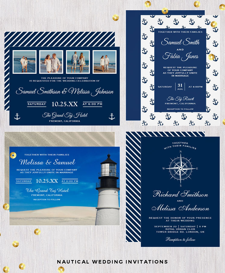 Nautical Wedding Invitations