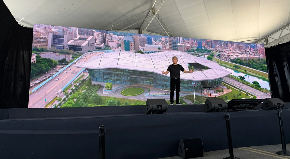 Nvidia CEO Jensen Huang presenteert plannen voor nieuwe campus in Taiwan: