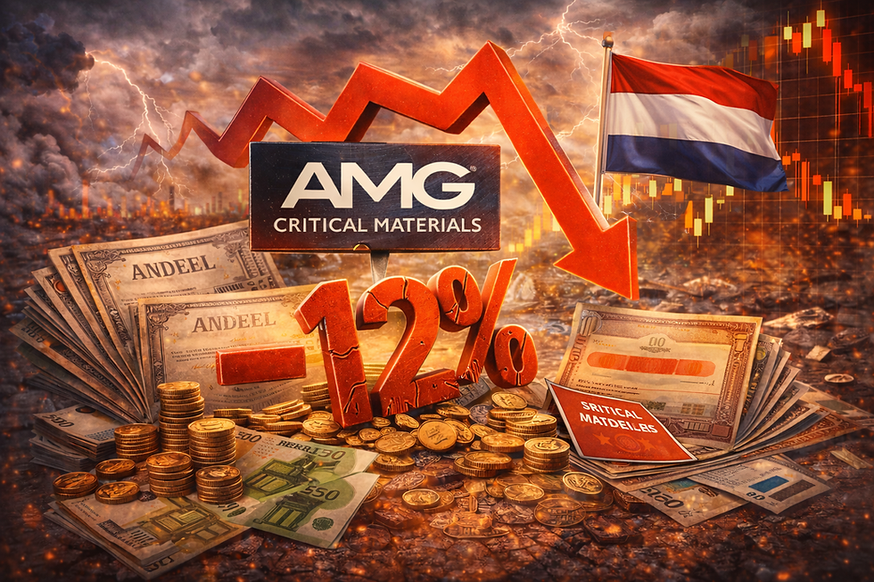 Waarom dit Nederlandse aandeel vandaag 12% daalt