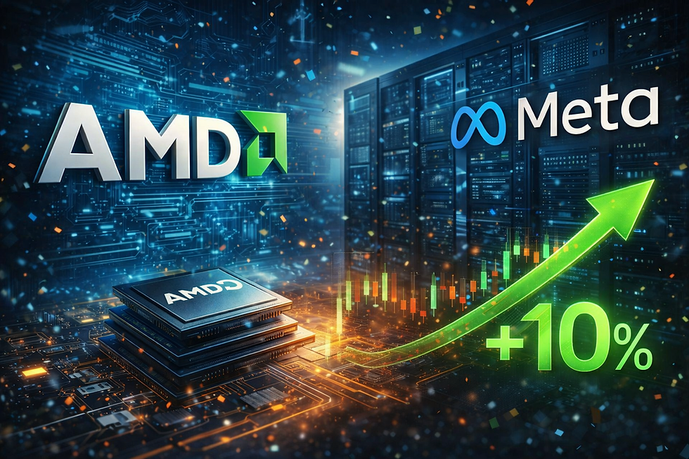 AMD sluit megadeal met Meta; aandeel voorbeurs 10 procent hoger