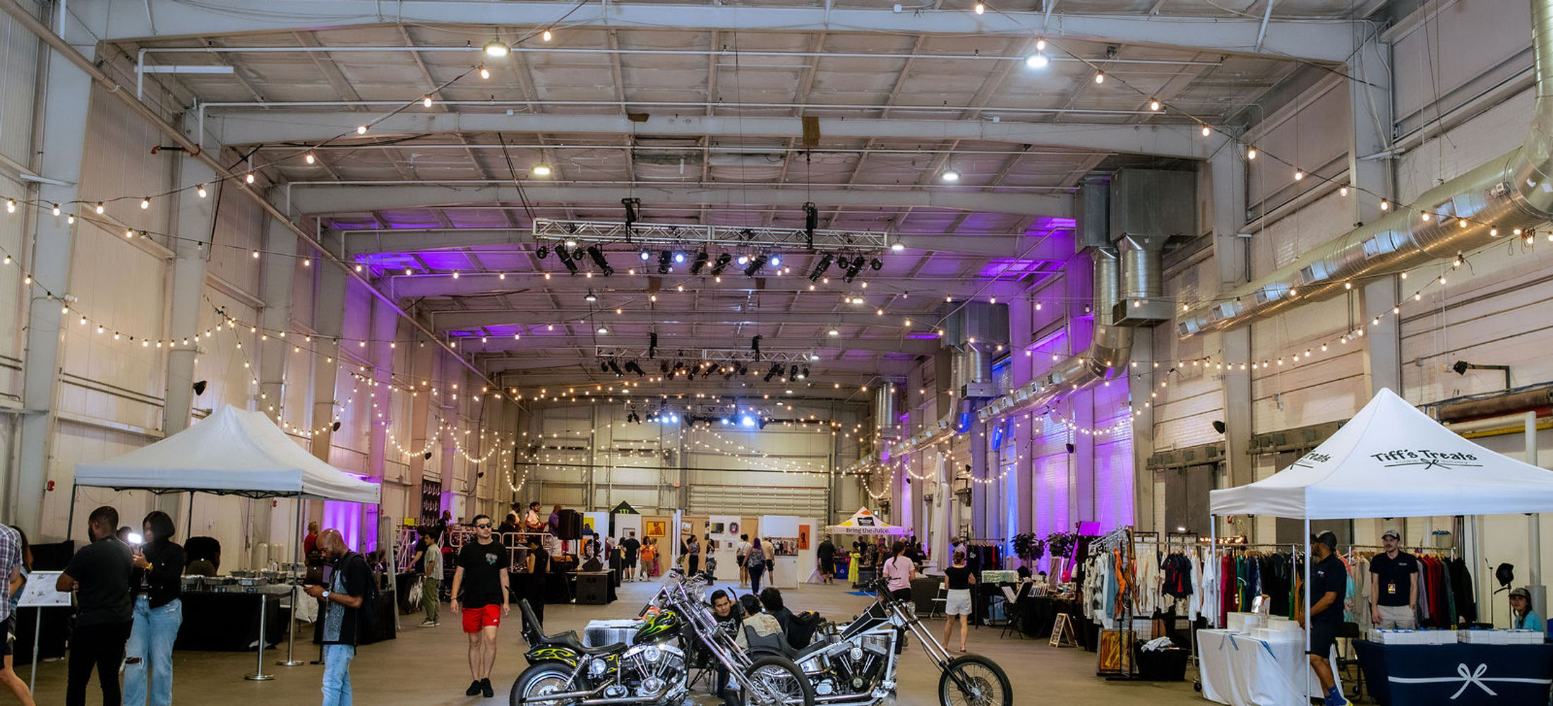 Artists, vendors and guests across the BADDLANDS Houston 2026 venue