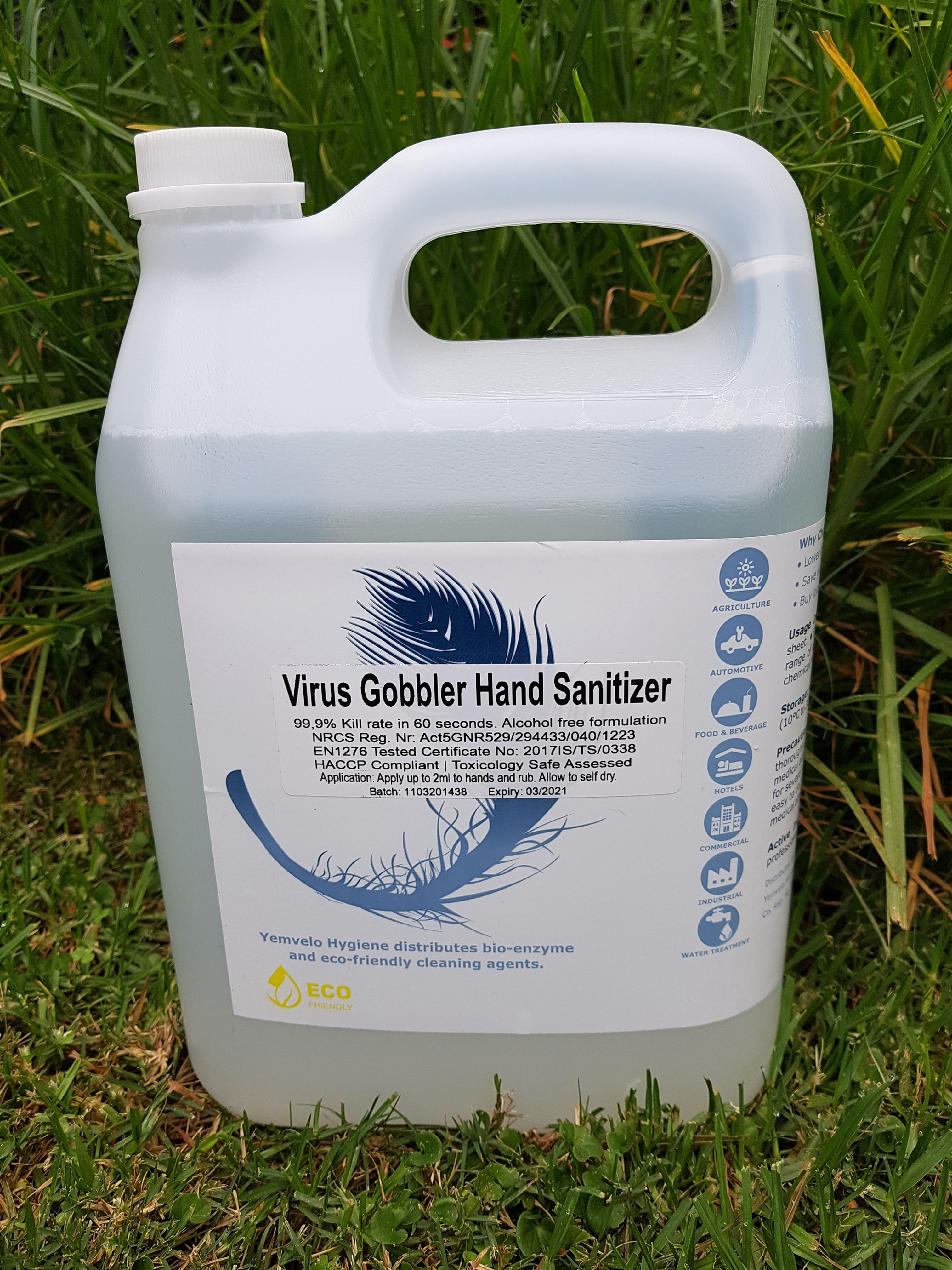 Virus Gobbler(TM) Hand Sanitiser