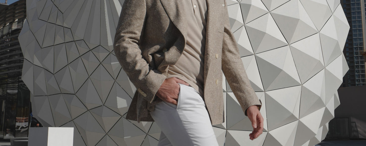 John Marques editorial featuring Corneliani in Dubai.