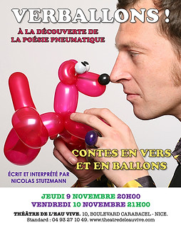 Affiche Théâtre de l'Eau-Vive, NiceEau-Vive