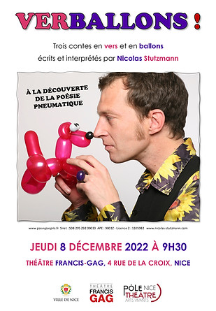 affiche Théâtre Francis Gag, Nice