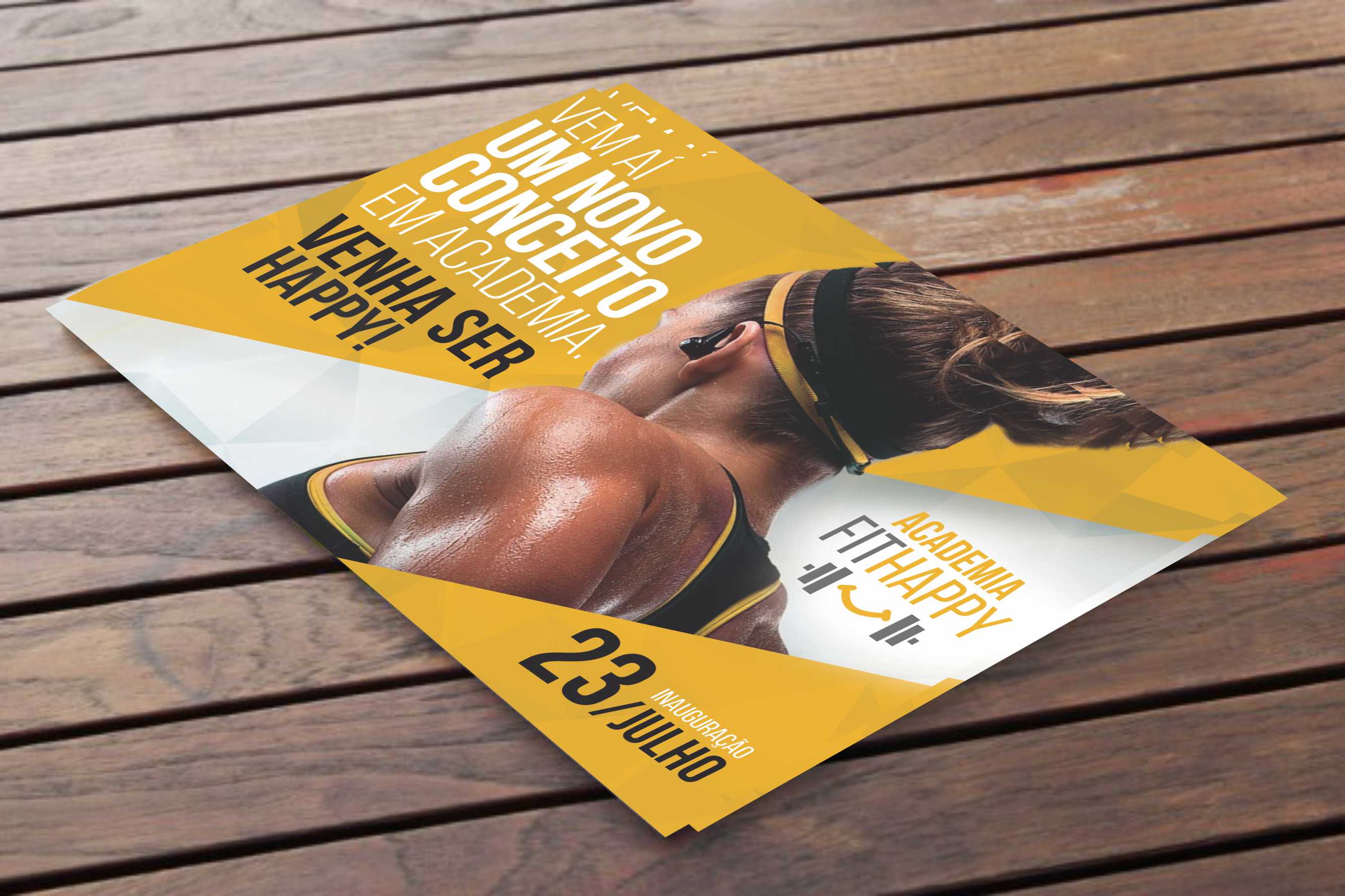 Flyer Fit Happy