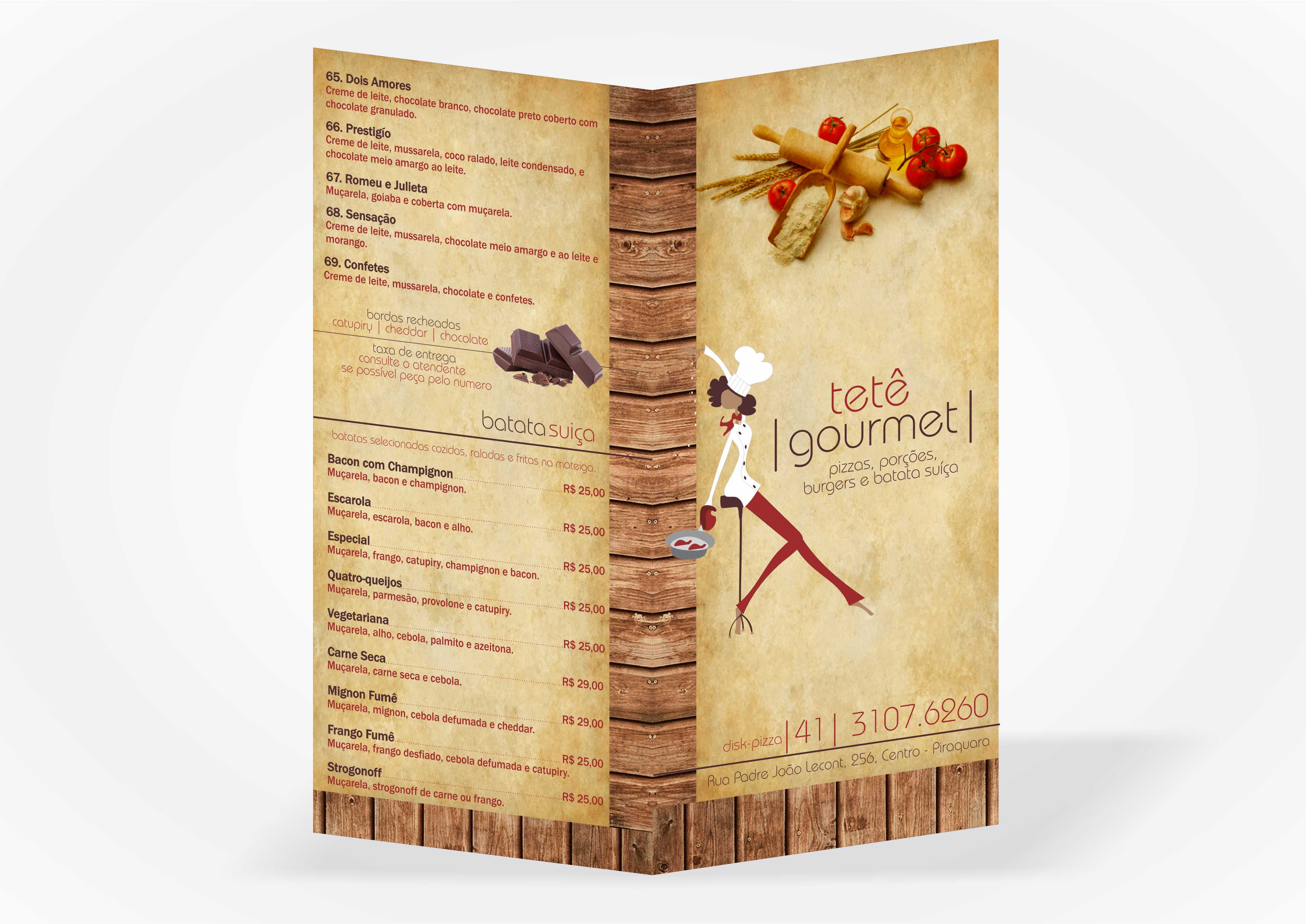 Cardápio Tete Gourmet