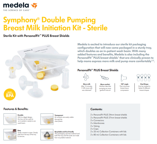 Symphony® Double Pumping Breast Milk Initiation Kit Baby Experts