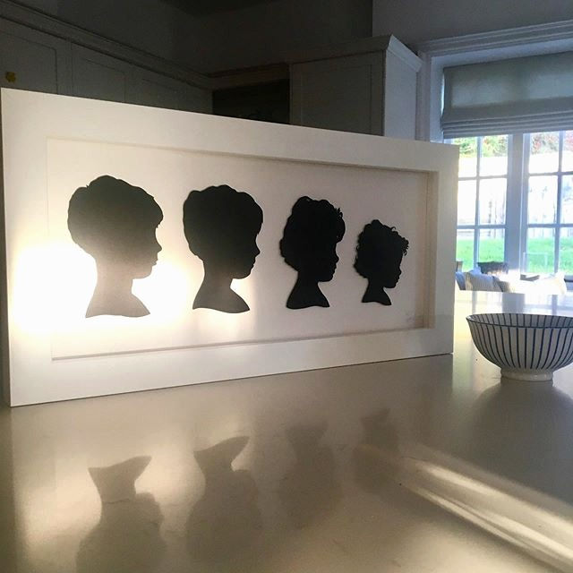4 box framed portraits 50x20cm | £265