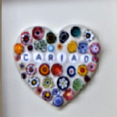 Thumbnail: Love Heart Mosaic - Cariad