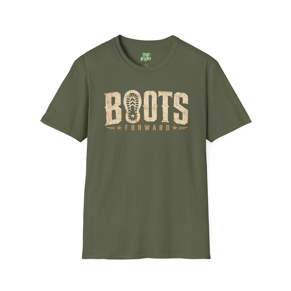 Thumbnail: "Boots Forward" Cotton Comfy T-Shirt