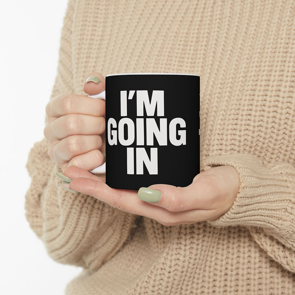 Thumbnail: I'm Going In-Walk With Peace Ceramic Mug - 15 and 11 oz