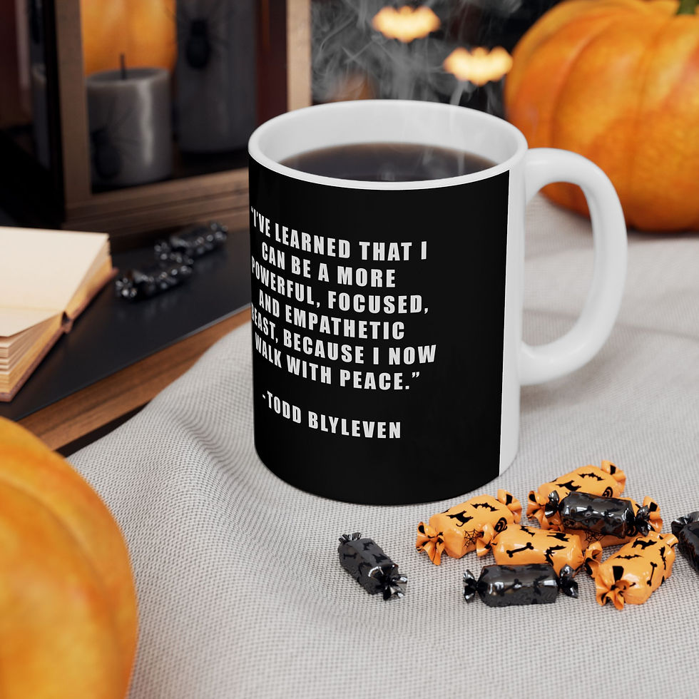 Thumbnail: I'm Going In-Walk With Peace Ceramic Mug - 15 and 11 oz
