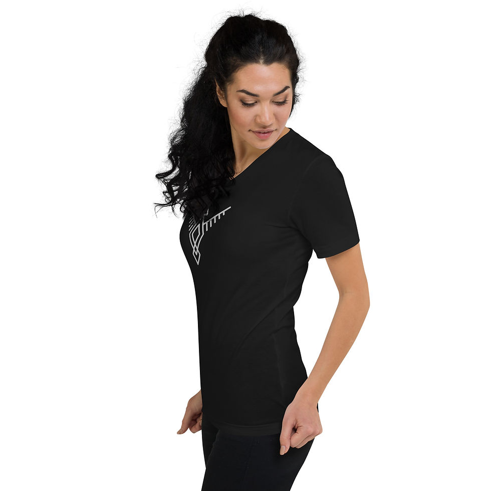 Thumbnail: The Survivor Symbol- Unisex Short Sleeve V-Neck T-Shirt