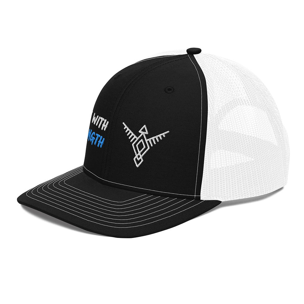 Thumbnail: The Survivor Symbol- Trucker Cap (dark colors)