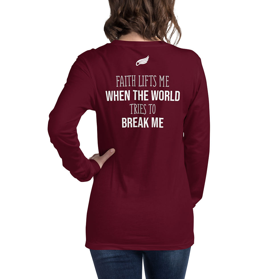 Thumbnail: Faith Lifts Me- Unisex Long Sleeve Tee