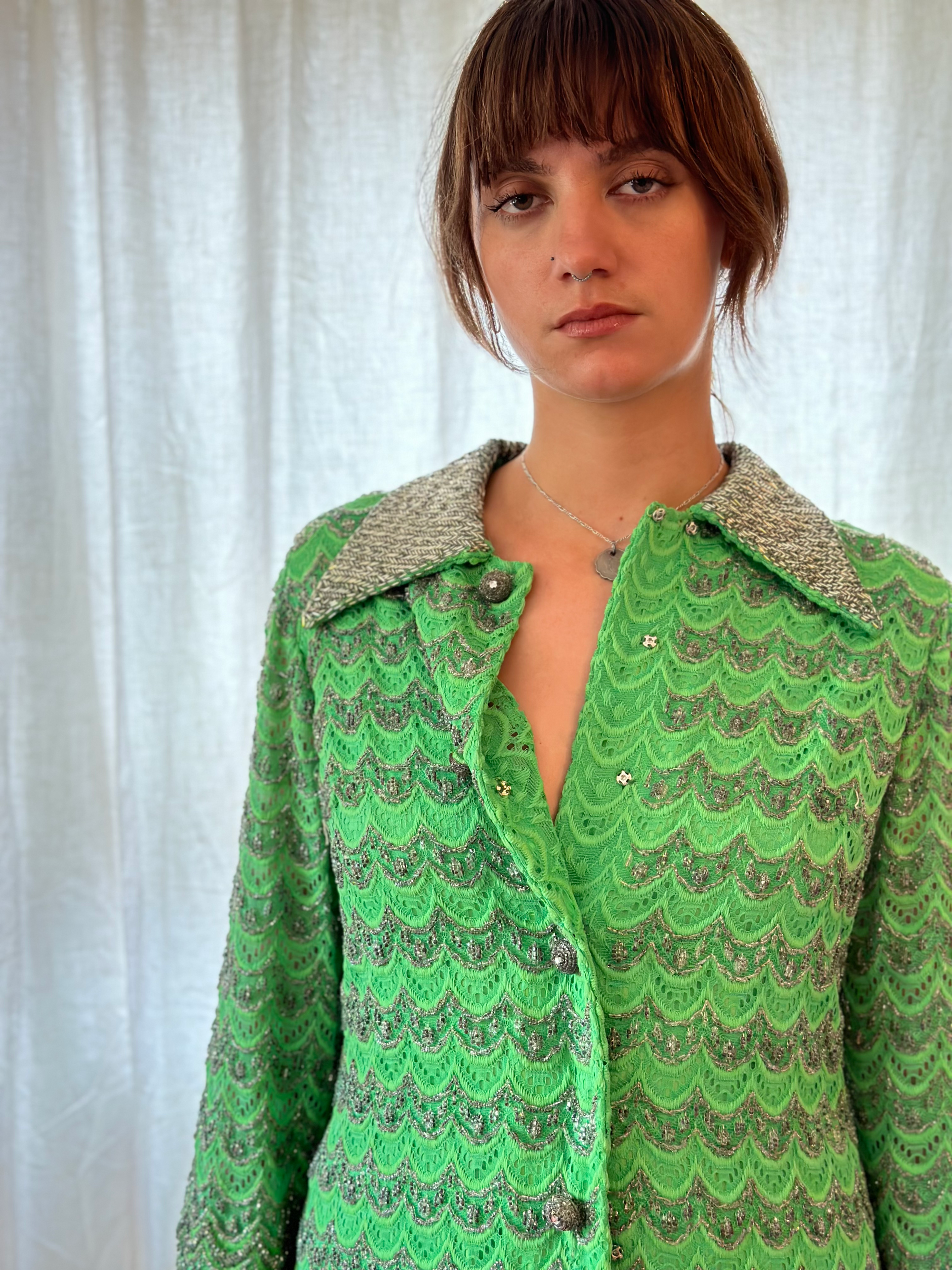 Vintage Beaded Jacket/Shirt