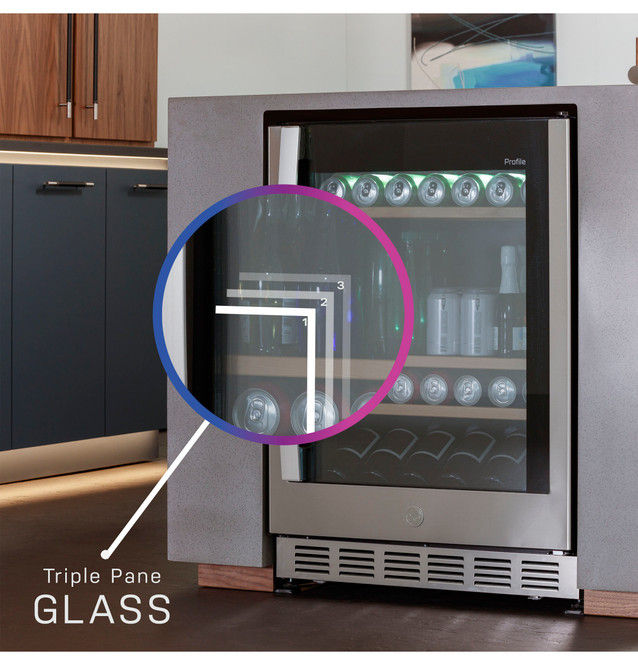 Miniatura: Centro de bebidas 60cm PVS06BSPSS GE Profile